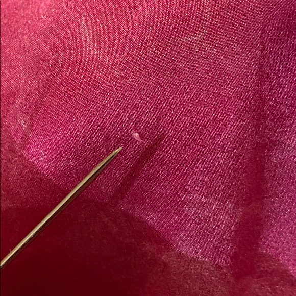 100% Mulberry Silk Double-Layer Floral Shawl Fuchsia Rose - Picture 4 of 6